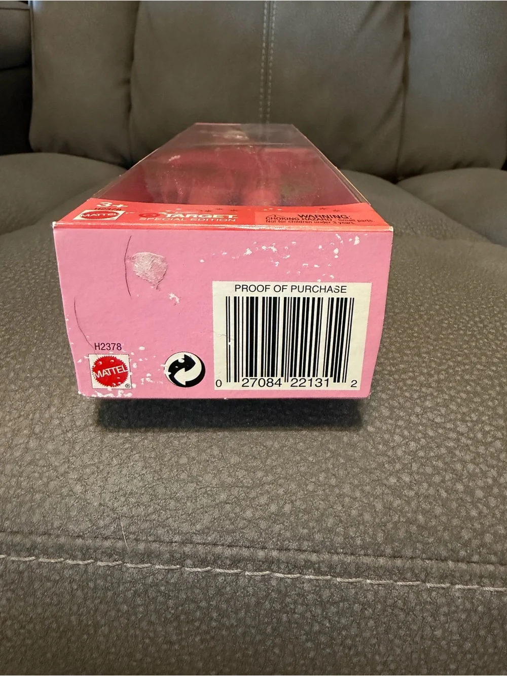 Barbie Pink Holiday Ballet Doll Box